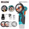 HILDA 12V Miniature Rechargeable Mini Angle Grinder with Battery Cutting Blade Polishing Grinder for Cutting Diamond Cordless