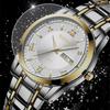 Automatic Movement Watch Men's Watch High-end Calendar Luminous Waterproof Ultra-thin Steel Strap Watch