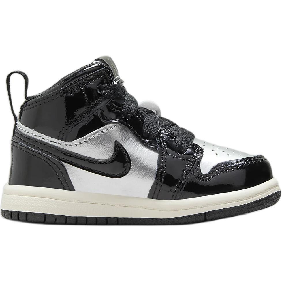 (TD) Air Jordan 1 Mid SE 'Black Metallic Silver Gold' Baby FZ3939-001
