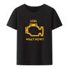 Classic Check Engine Automotive Repair Engineer Print T Shirt UnisexCasual Streetwear Tops Funny Car Culture Tee Shirt