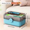 1pc Large Capacity MultiLayer Medical Box - First Aid Kit, Spacious Medicine Storage Container for Organizing Pills, Bandages, Medical Supplies