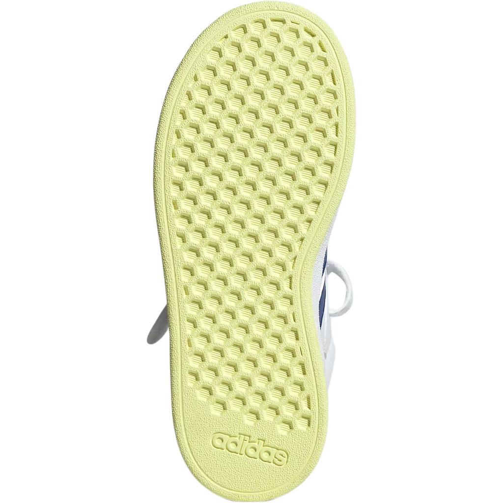 Adidas GRAND COURT Mid top Kids' Skateboarding Shoes White Blue Kids' JR2584