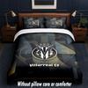 Villarreal FC Design Bed Bedding Set 1 Duvet Cover + 2 Pillowcases Soft Breathable Household Bed Linens
