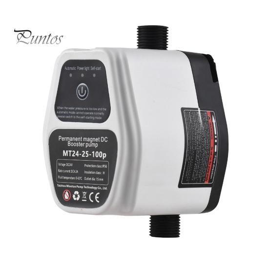 Автоматический портативный повысительный насос давления воды, 3 режима, регулируемый водонепроницаемый малошумный бытовой повысительный насос 100 Па