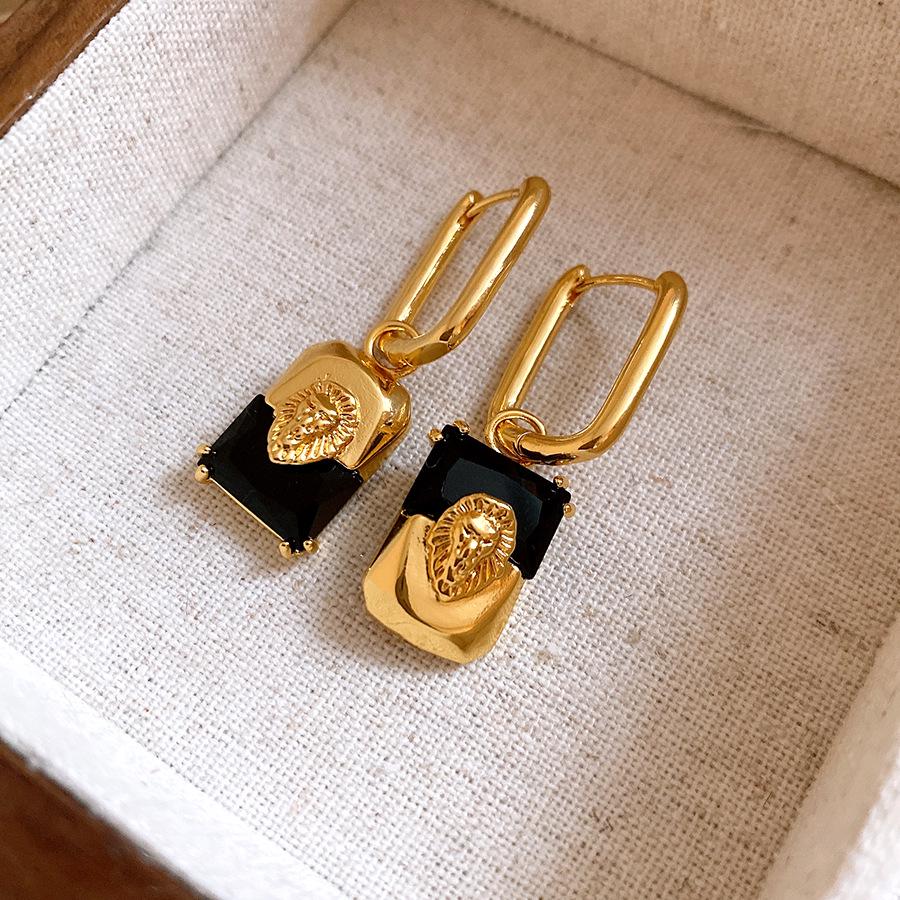 Серьги-подвески с геометрическим ажурным круглым кулоном 'Серебряная игла' в европейском и американском преувеличенном стиле для женщин.