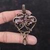 Rhodonite Copper Pendant Wire Wrapped Pendant Handmade Designer Jewelry Real Gemstone Pendant Copper Wire Wrap Jewelry Special Occasion Gift
