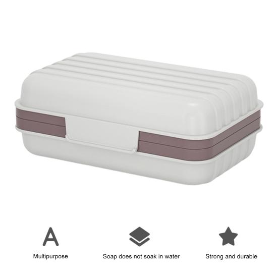 4 шт. в упаковке, дорожная мыльница, мыльница с поддоном для слива, герметичная