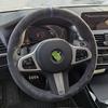 Hand-stitched Black Super-fine Suede Car Steering Wheel Cover for bmw M Sport G30-G32 G20 G21 G11 G14-G16 X3 G01 X4 G02 X5