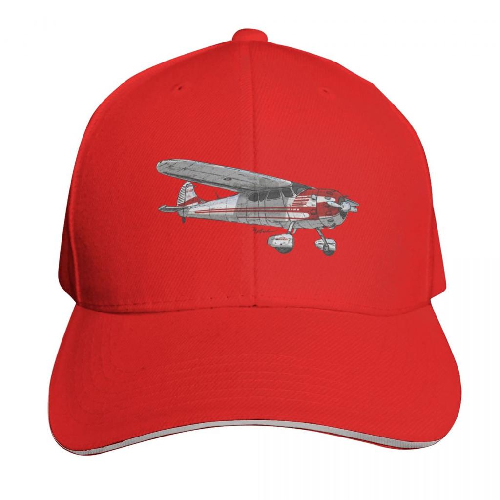 Cessna 195 Baseball Cap Breathable Mesh Back Adjustable Buckle Closure Moisture Wicking Quick Dry