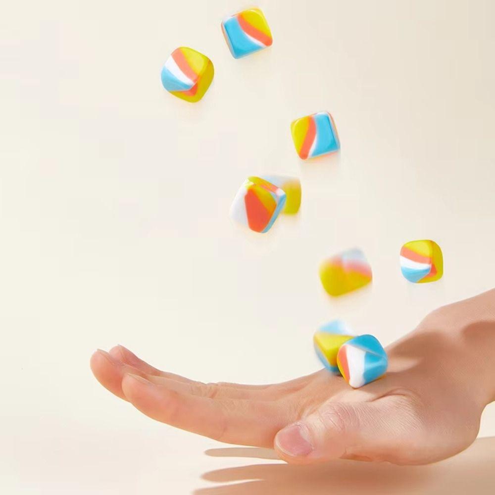 10 шт./набор Многогранные Ностальгические Игрушки Лови Камень 16 мм Игровые Камни Игрушка Детский Подарок