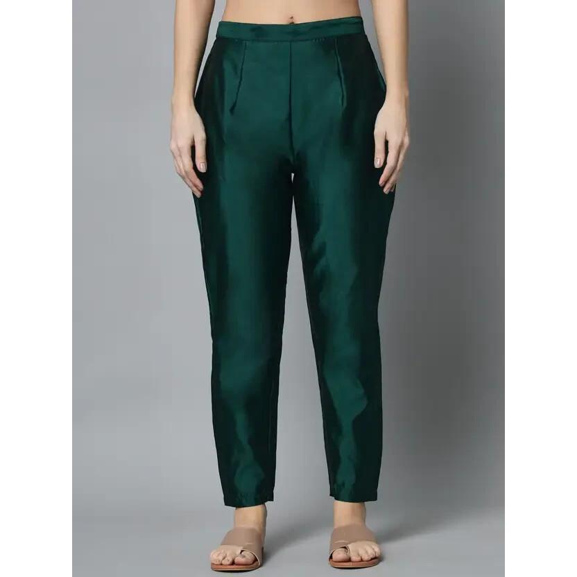 Women Designer Salwar Kameez Set Indian Party Wear Top Tunic Kurti Cotton Silk VSO-1751 C