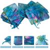 100PCS Organza Bags Jewelry Bags Small Mesh Bag Drawstring Gift Bags Necklace Cards Gift Bags Favor Bags for Wedding Party Sample Candy Bags