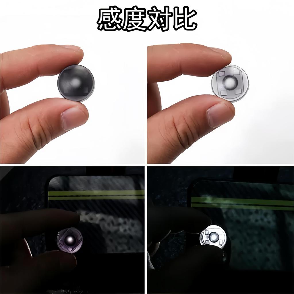 Крышка датчика света Korekaou Auto, автоматическое затемнение, регулировка чувствительности света автомобиля, включает в себя инструмент для снятия подкладки (Совместимо с Toyota, Прозрачный 2)