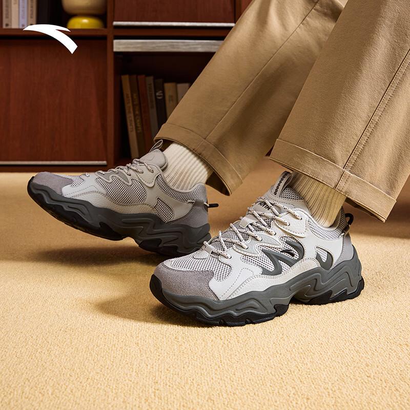 Anta Мужские легкие повседневные кроссовки на платформе в стиле 'dad shoes' от Xingsu