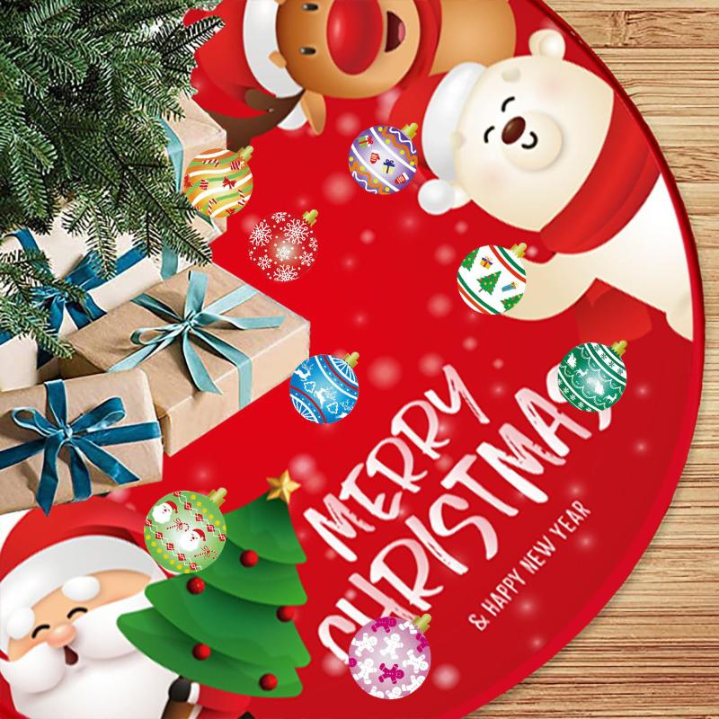 500 шт. Наклейки «Счастливого Рождества» Рождественская тематика Наклейки-пломбы Наклейки для DIY Подарочная выпечка Упаковка Конверт Украшение