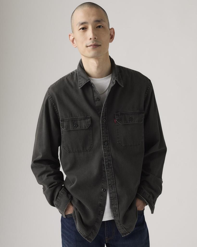 Levi's JACKSON WORKER Джинсовая рубашка с длинным рукавом Мужская 19573-0216 US XS