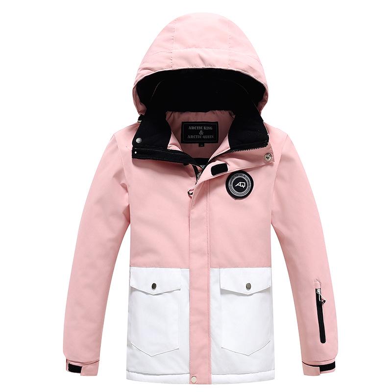 Детский зимний лыжный костюм: Водонепроницаемая, теплая, утолщенная, для мальчиков и девочек.