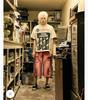 Summer SN Vintage Washed Print Loose Round Neck Oversize Short Sleeved High Street Casual Cotton Loose Comfortable Men T-shirt