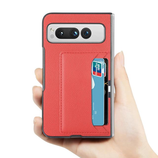 Модный кожаный чехол с защитой от пыли для Google Pixel Fold Pixelfold, противоударный держатель для карт, защитные чехлы