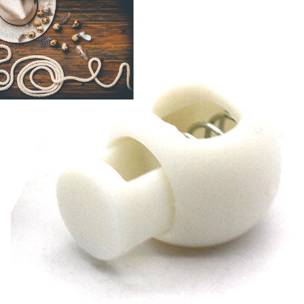 Пружинный фиксатор шнура с одним отверстием, круглый концевой фиксатор, кнопки, ползунок-стопор для рюкзака, шнурка