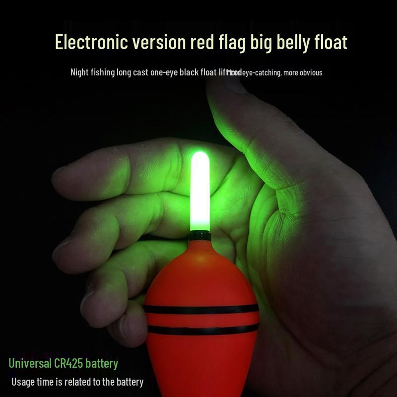 Большой животик Длинный заброс Светящийся поплавок для рыбалки на море и серебряного карпа
