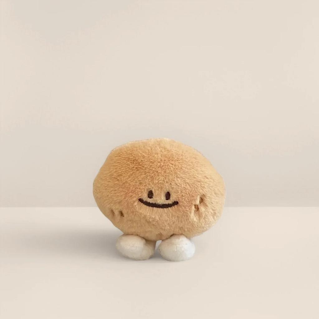 Cartoon Cute Fruit and Vegetable Plush Series Keychain Toy Peach Pear Cherry Doll Smiling Face Fruit Decoration Pet Gift