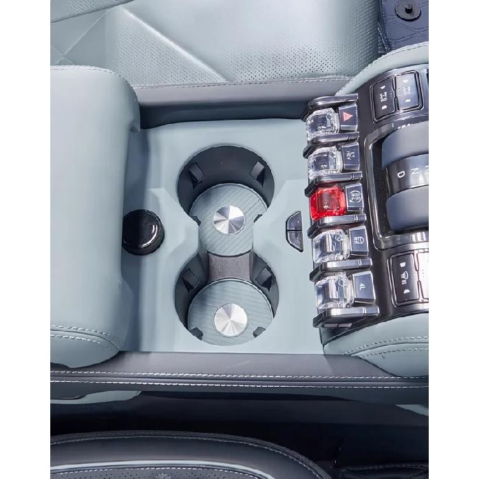 Силиконовая накладка на центральную консоль автомобиля, подходит для BYD Leopard 5 -2025, Модифицированная защитная накладка на подстаканник центральной консоли автомобиля