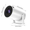 Полностью беспроводной проектор 1080P с поворотным на 240 градусов объективом и автоматической коррекцией трапецеидальных искажений для домашнего развлечения. Совместимость с US 110V
