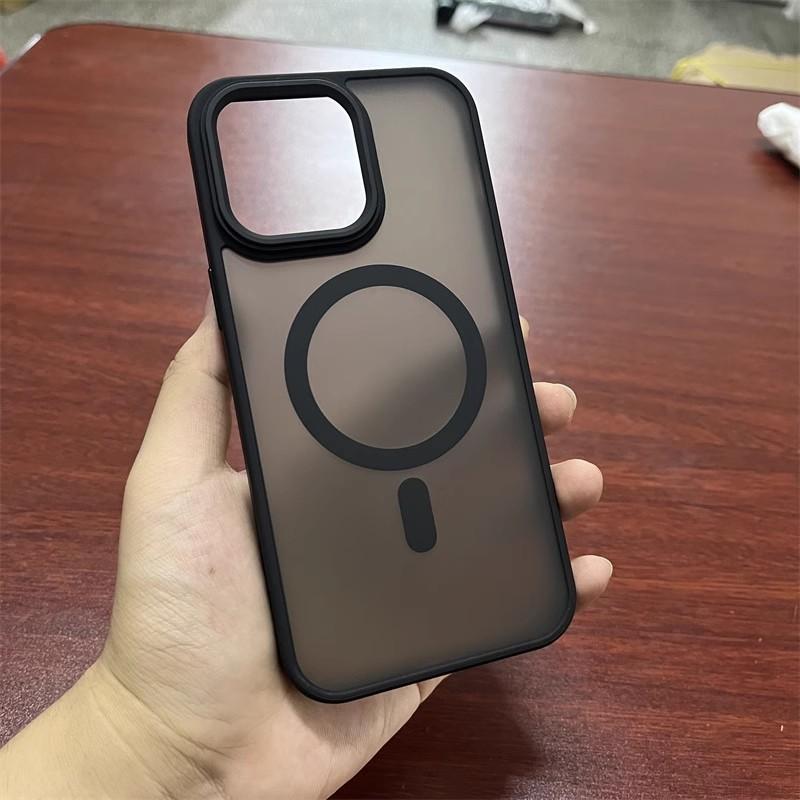 Подходит для iPhone 16 Мягкий цвет Магнитный чехол для телефона Ощущение кожи Apple 15 ProMax Противоударный 14 Защитный чехол от отпечатков пальцев