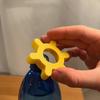 Advanced Yellow Rotary Bottle Opener Easy-to-use Design for Convenient Service