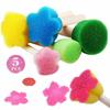 Children Toddler Children Painting Brush Flower Pattern Kids Paint Brushes Sponge Kids Paint Tool