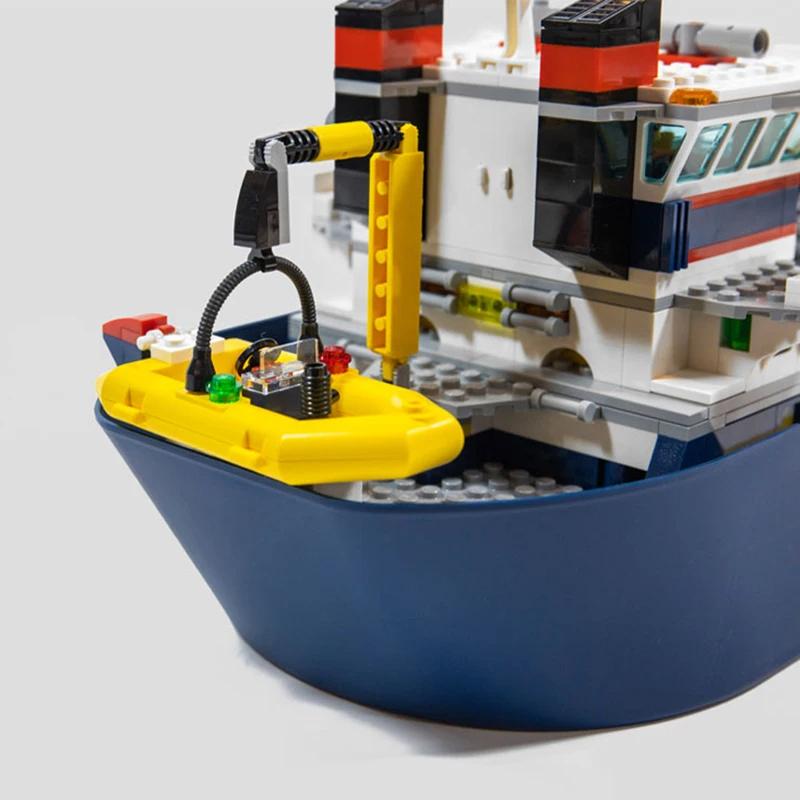 745 шт. Набор моделей кораблей городской разведки океана 60026, строительные блоки, экспедиционные сборочные игрушки, детские подарки на день рождения для мальчиков