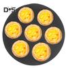 Food Grade Heat Resistant Easy Demolding Cupcake Mold Silicone 7 Holes Cake Decorating Muffin Cup Baking Tool