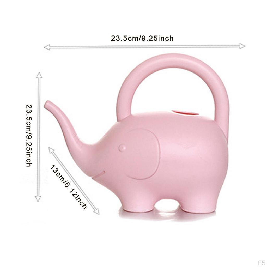 Elephant Watering Can Garden Water 1.5L Kids Gift Gardening Tool Pot for Greenhouse