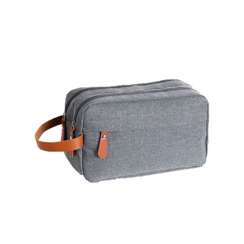 Large Capacity Make Up Bag Oxford Canvas Beauty Wash Pouch Elegant Mens Toiletry Bag Outdoor