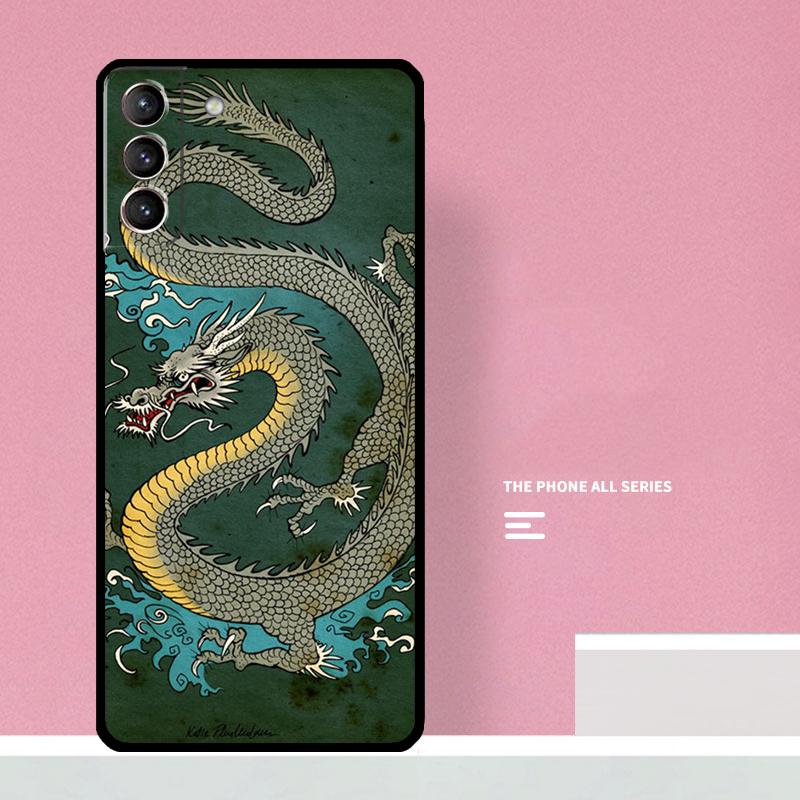 Чехол для телефона с китайским драконом для Samsung Galaxy S25 S26 Ultra S20 S21 S22 S23 S24 Plus S10 S25 FE Cover Coque