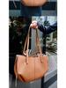 Genuine Leather Crossbody Tote Bag - Niche Design Commuter Bucket Bag, Large Capacity for Women
