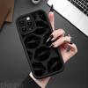 Black Lips Kiss Print Silicone Soft Case For Samsung Galaxy S25 S24 Ultra S23 S22 Plus S21 S20 FE A55 A54 A15 A35 Cover