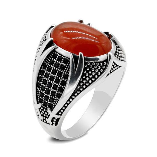 Мужское кольцо в стиле ретро, инкрустированное стразами, мужское винтажное кольцо с двойными мечами, ювелирные изделия на палец для вечеринки