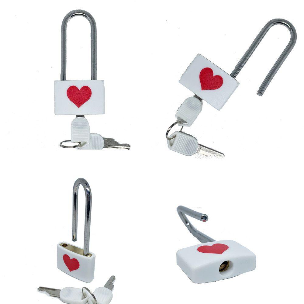 Современный минималистичный АБС медь День святого Валентина навесной замок длинная дужка парный замок замок любви