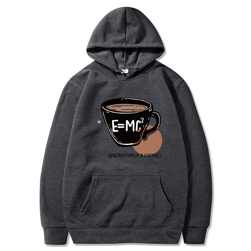 Emc Energy Milk Coffee Hoodies Women Fleece Comfortable warm Hoodie Fashion Casual All Match Hoody Sports Original Basic Clothes