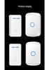 Smart Wireless Battery-Free Waterproof Doorbell for Long-Distance Use