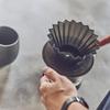 ORIGAMI Resin Holder, Black (BK), for ORIGAMI Dripper (Small and Medium Sizes), Made In Japan. Dripper Holder [AS Resin] (1 Piece)