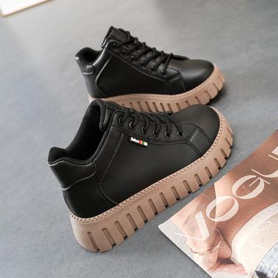Модные трендовые женские туфли, увеличивающие рост, женские ботинки, горячие, зимние, теплые, удобные, нескользящие, на толстой подошве, новая Botas Mujer