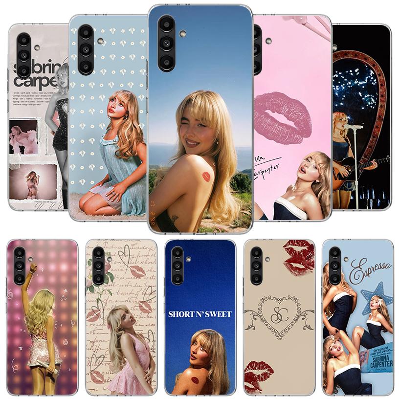 CR66 S-Sabrina C-Carpenter Phone Case For Samsung Galaxy A17 A37 A57 A16 A26 A36 A56 A15 A25 A35 A55 A14 A24 A34 A54 A13 A23 A33