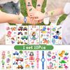 Cartoon Waterproof Children's Set Arm Watch INS Tattoo Sticker Little Fresh 10Pcs Set Sticker Toy Cute Face Handmade