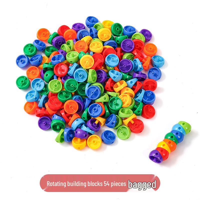Крупные винтовые гусеницы - Строительные блоки для детей от 3 до 6 лет: Развивающая головоломка для раннего возраста