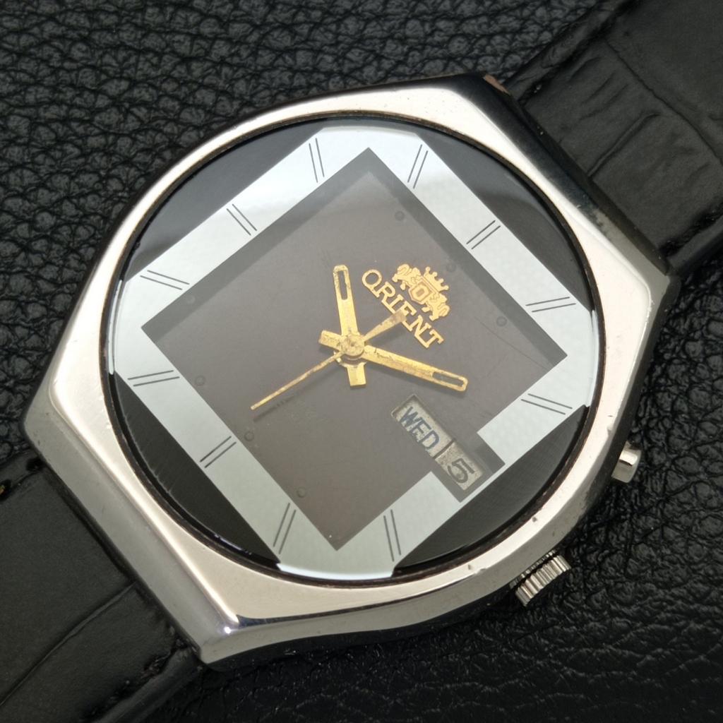 Б/У винтажные часы ORIENT AUTOMATIC 46943 из Японии мужские оригинальные часы с циферблатом a436623-2 R123a-a436623
