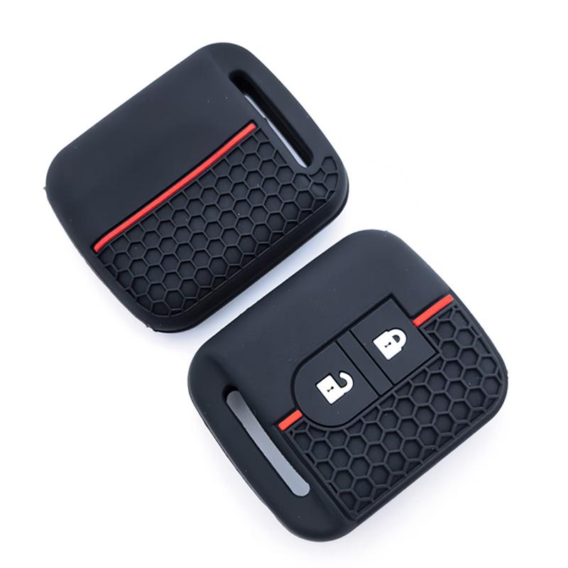 Силиконовый чехол для автомобильного ключа Fob Rubber Cover для Nissan Micra K12 Note Navara Qashqai J10 Primera Almera Sunny X-Trail