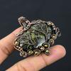 Tree Of Life Dragon Blood Gemstone Pure Copper Wire Wrapped Handmade Pendant Jewelry For Gift